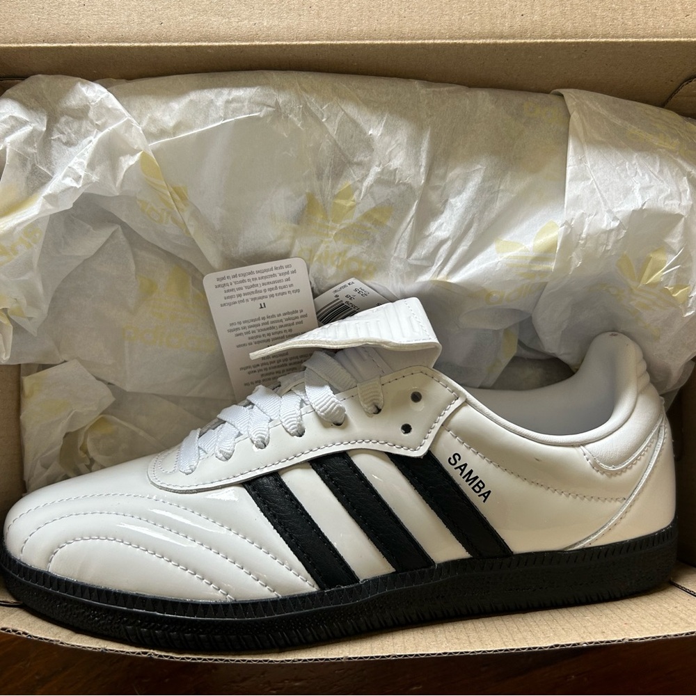 Adidas Samba LT White and Black Shoes